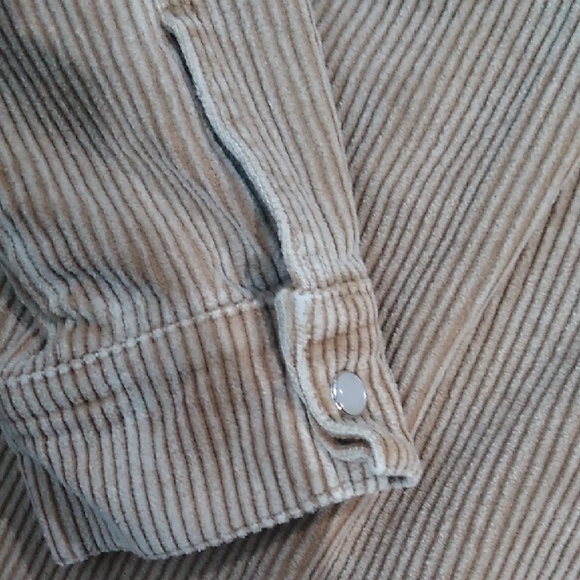 Entro Women's Tan Corduroy Jacket Oversized Retro Size S - Picture 9 of 12